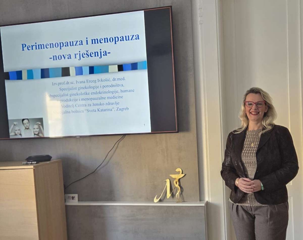 Izv. prof. dr. sc. Ivana Erceg Ivkošić održala predavanje o liječenju simptoma perimenopauze i menopauze